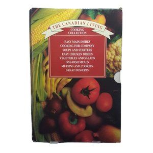 CANADIAN LIVING Cooking Collection 8 Volume Box Set with Index and Menu Planner